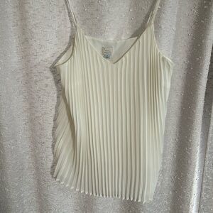 A new day pleated tank top